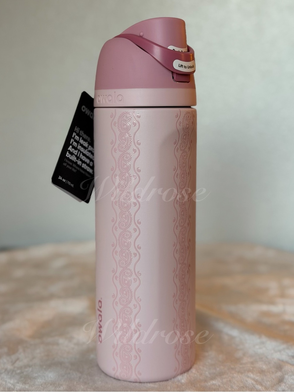 Owala western cowgirl collection - PINK PAINTED CANYON 24oz Freesip NWT